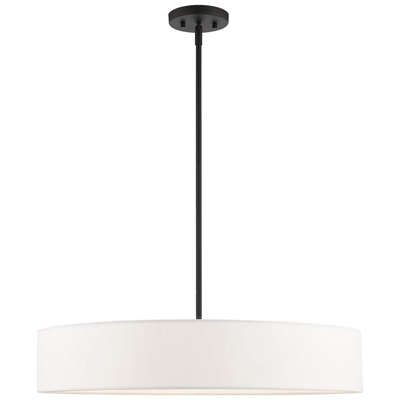 Image 1 Venlo 5 Light Black Chandelier