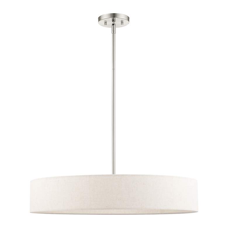 Image 3 Venlo 5 Light Brushed Nickel Chandelier more views