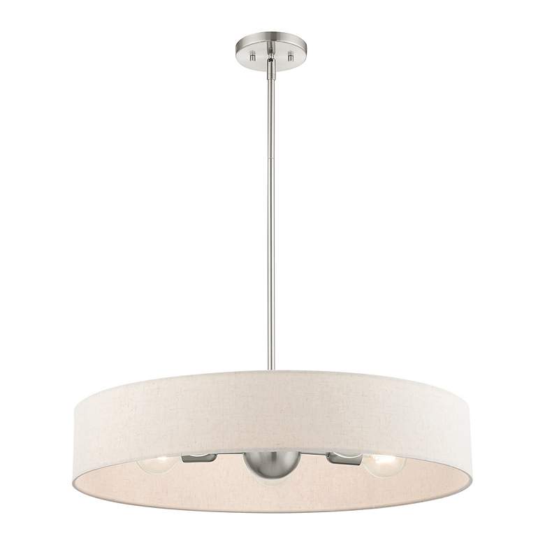 Image 5 Venlo 5 Light Brushed Nickel Chandelier more views