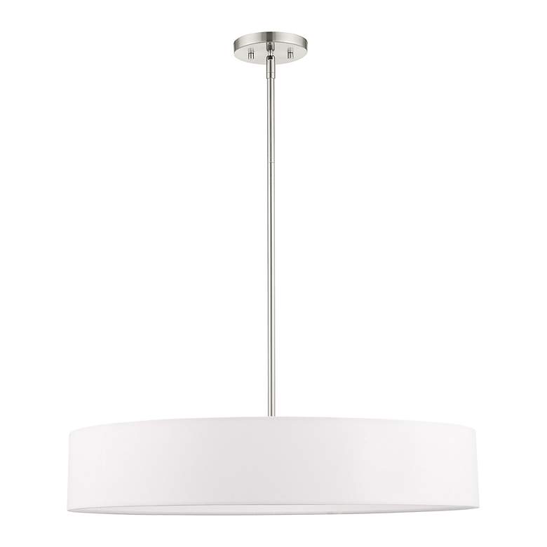 Image 3 Venlo 5 Light Brushed Nickel Chandelier more views