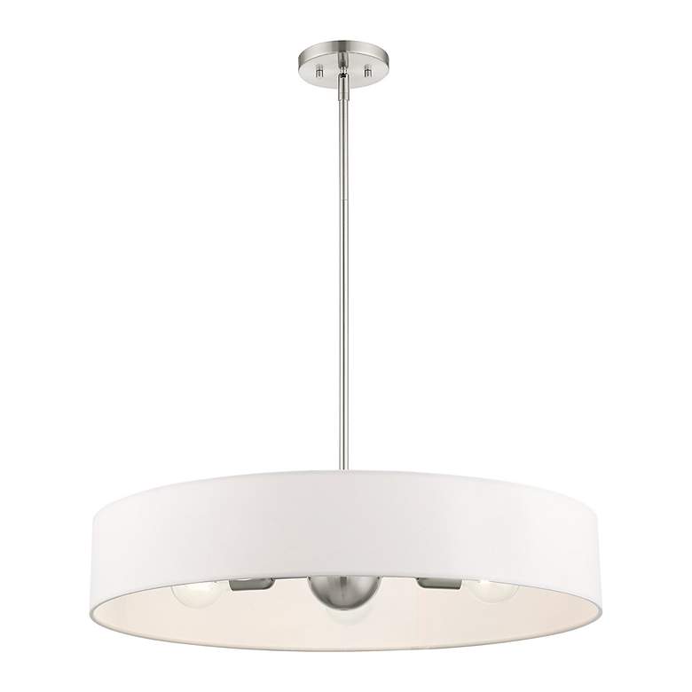 Image 5 Venlo 5 Light Brushed Nickel Chandelier more views