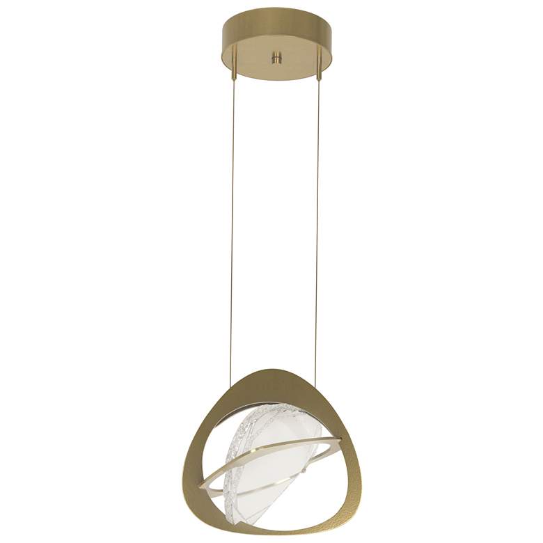 Image 1 Venn 11.6" Wide Modern Brass Standard Pendant With Clear Glass Shade