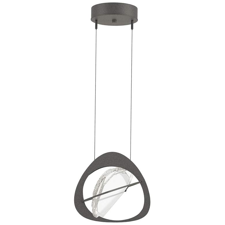 Image 1 Venn Pendant - Natural Iron Finish - Clear Glass - Standard Height