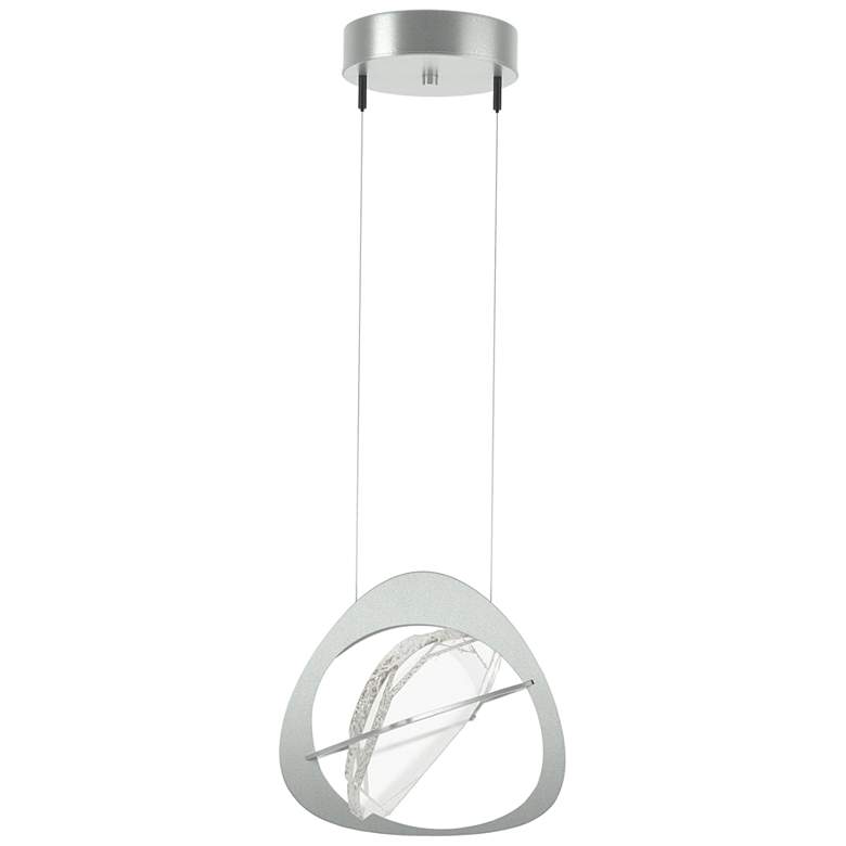 Image 1 Venn Pendant - Vintage Platinum Finish - Clear Glass - Standard Height