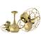 Vent Bettina - Rotational Ceiling Fan - Brushed Brass Finish - Metal Blades