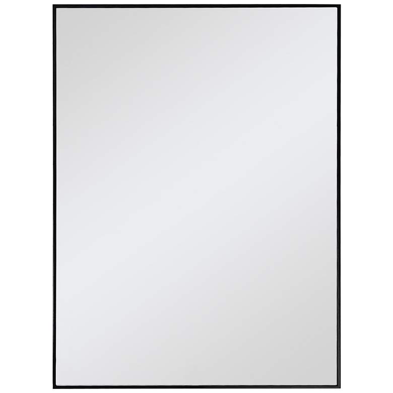 Image 2 Venta Matte Black 23 1/2" x 31 1/2" Framed Wall Mirror