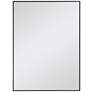 Venta Matte Black 23 1/2" x 31 1/2" Framed Wall Mirror