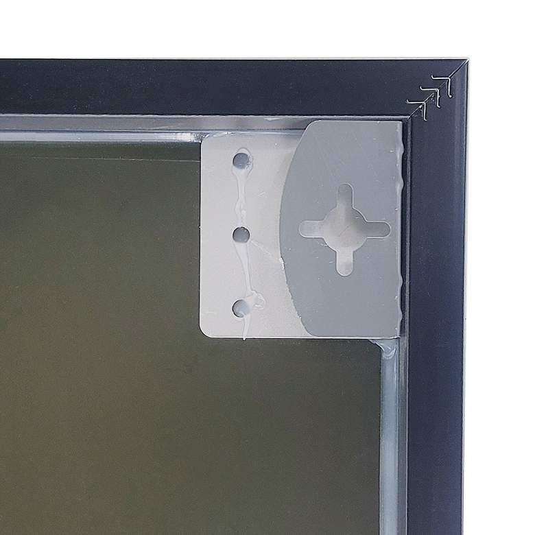 Image 5 Venta Matte Black 23 1/2" x 31 1/2" Framed Wall Mirror more views