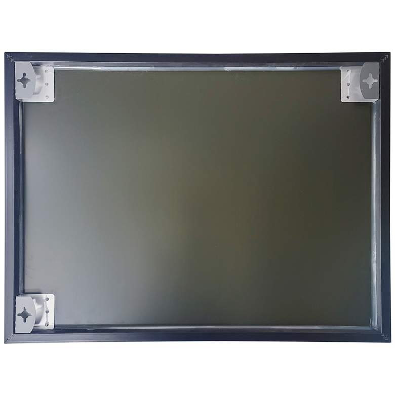 Image 7 Venta Matte Black 23 1/2" x 31 1/2" Framed Wall Mirror more views