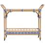 2_Ventana 34" Blue and White Bar Cart