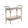 6_Ventana 34" Blue and White Bar Cart more views