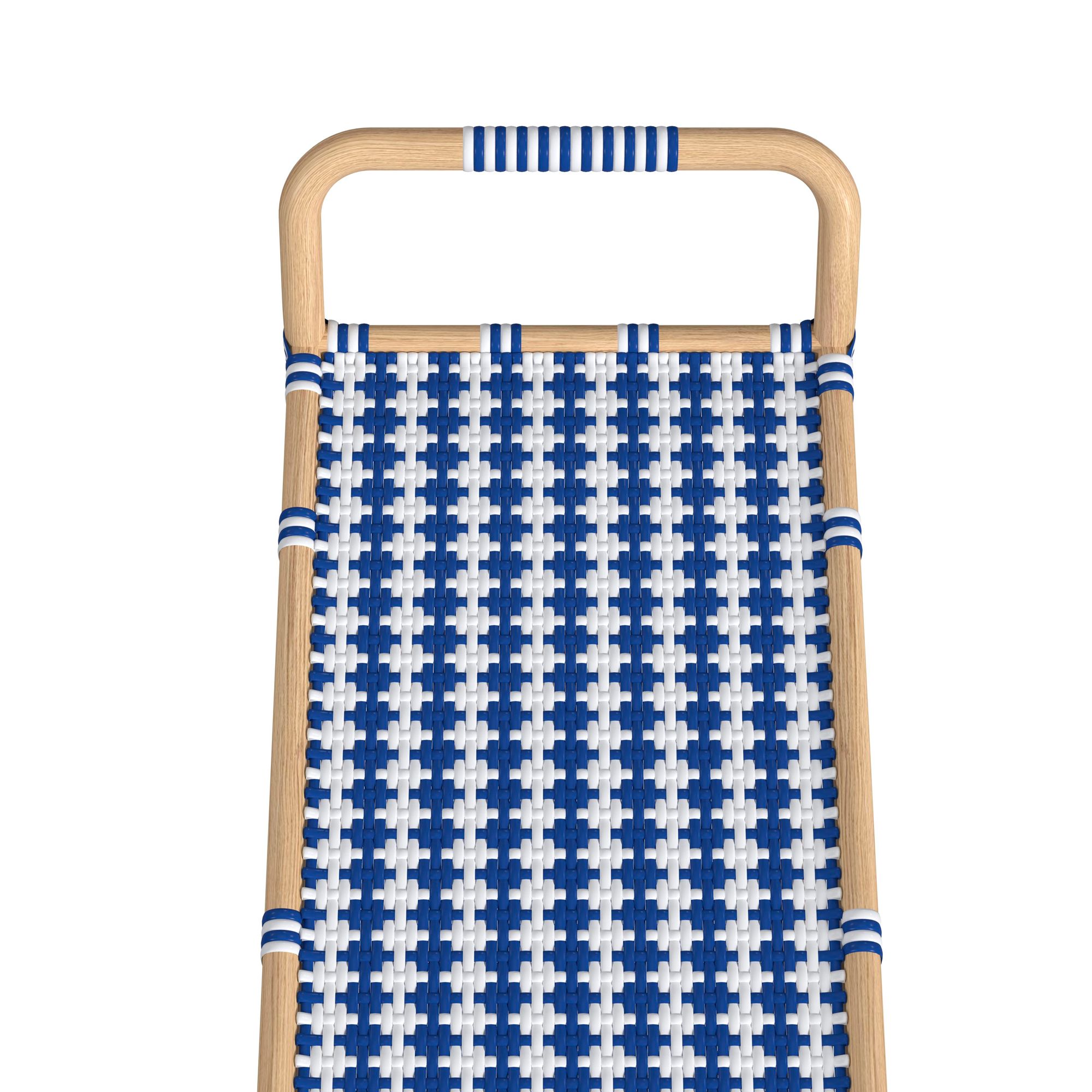 Image 7 Ventana 34" Blue and White Bar Cart more views