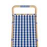 7_Ventana 34" Blue and White Bar Cart more views