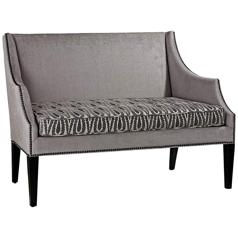 Image 1 Ventnor Collection Abstract Feather Upholstered Loveseat