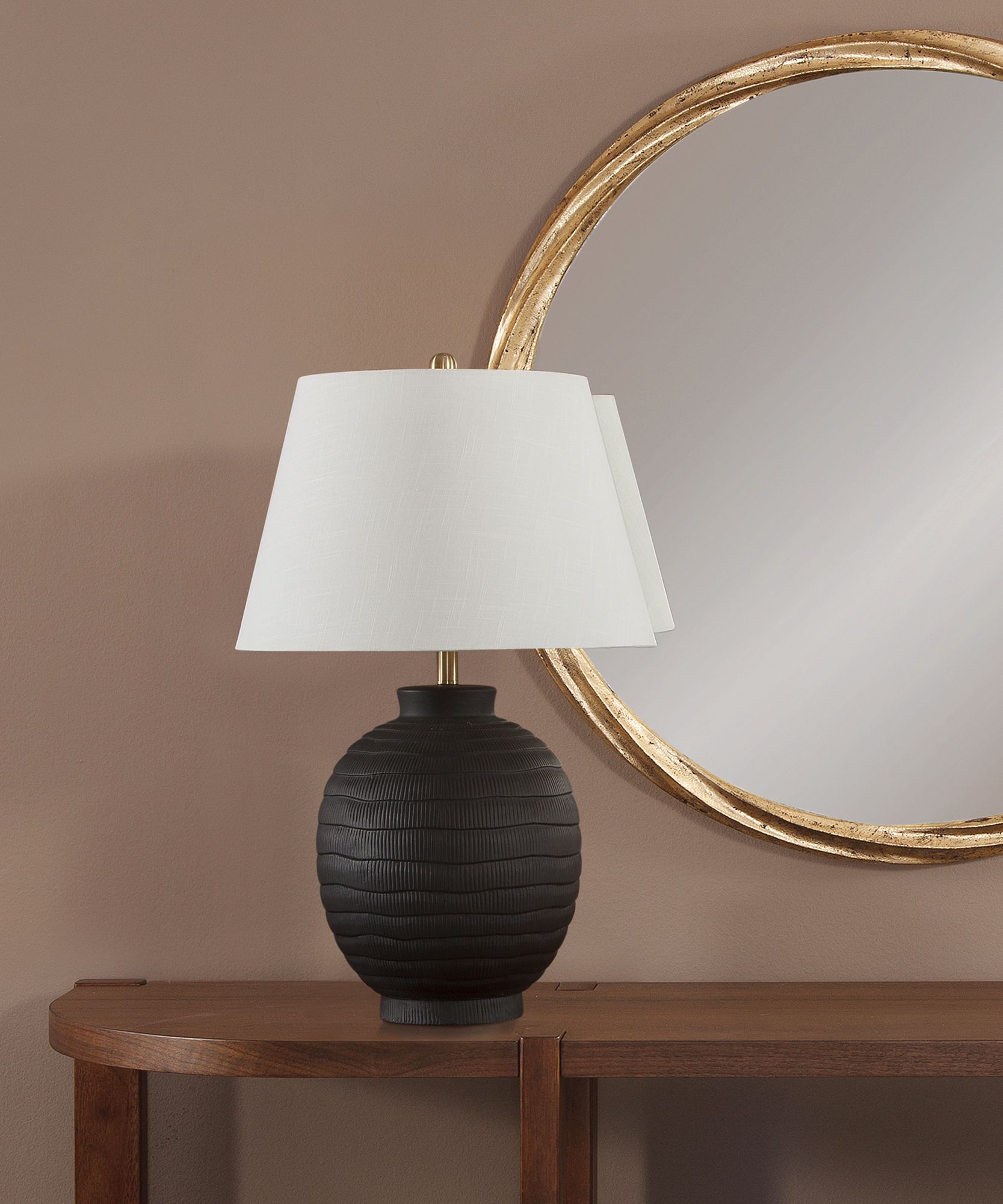 Image 3 Ventraa 30" High Black Table Lamp more views