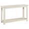 Ventura 48" Wide Antique White Rectangular Wood Sofa Table