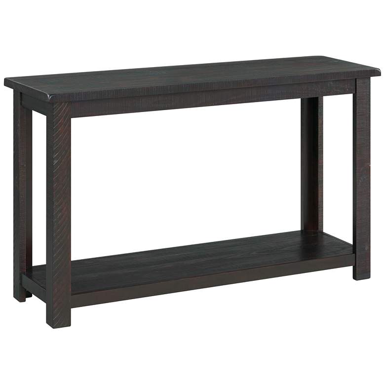 Image 1 Ventura 48" Wide Espresso Rectangular Wood Sofa Table