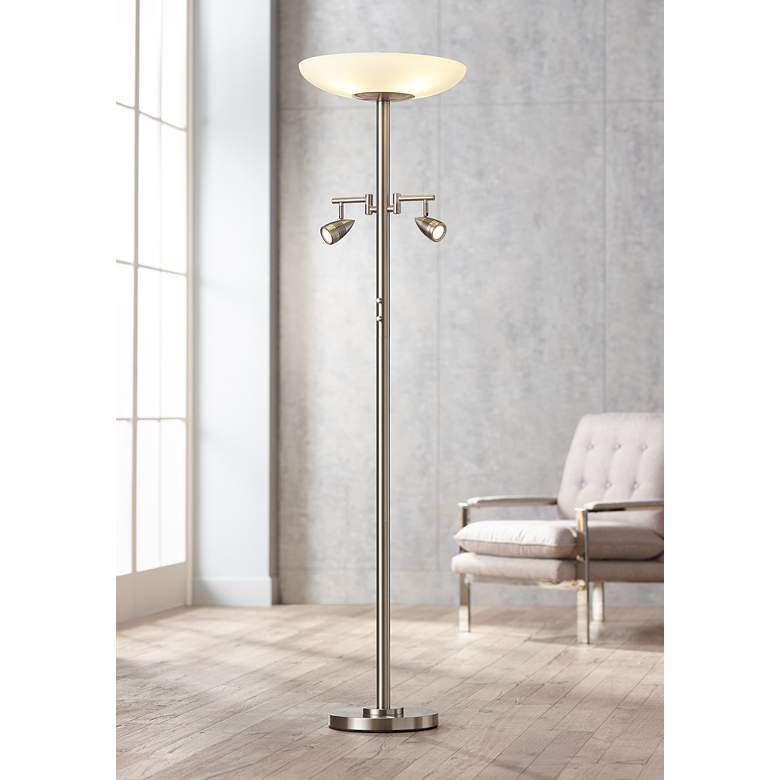 Image 1 Ventura Light Blaster™ Torchiere with Adjustable Side Lights