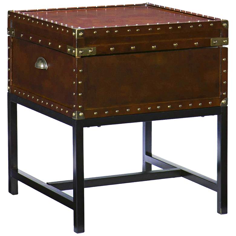Image 1 Venture 20" Wide Espresso Bown Storage End Table
