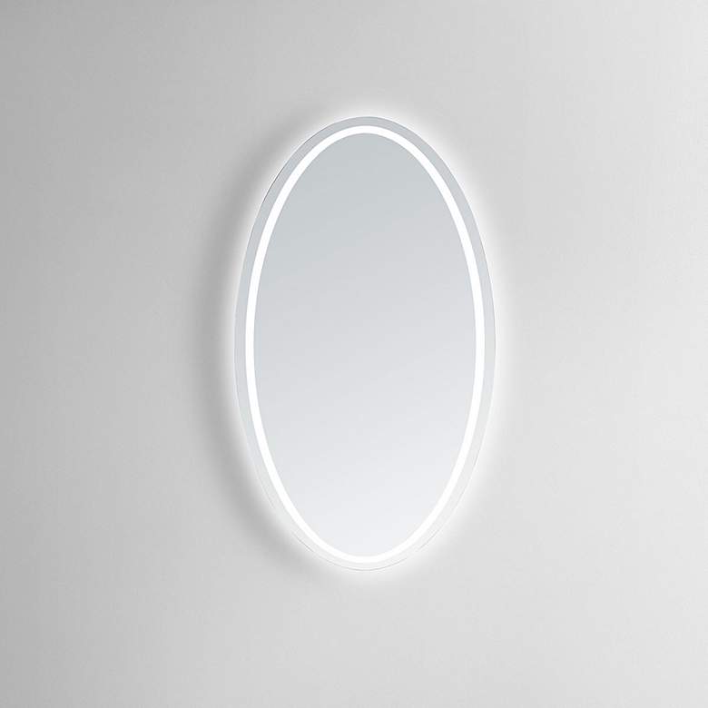 Image 1 Venus 24 inch x 36 inch Oval LED Lighted Bathroom Vanity Wall Mirror