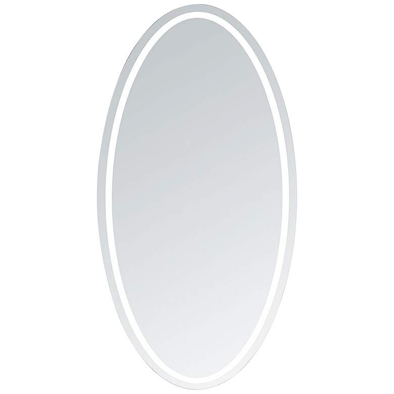 Image 2 Venus 30 inch x 48 inch Oval LED Lighted Bathroom Vanity Wall Mirror