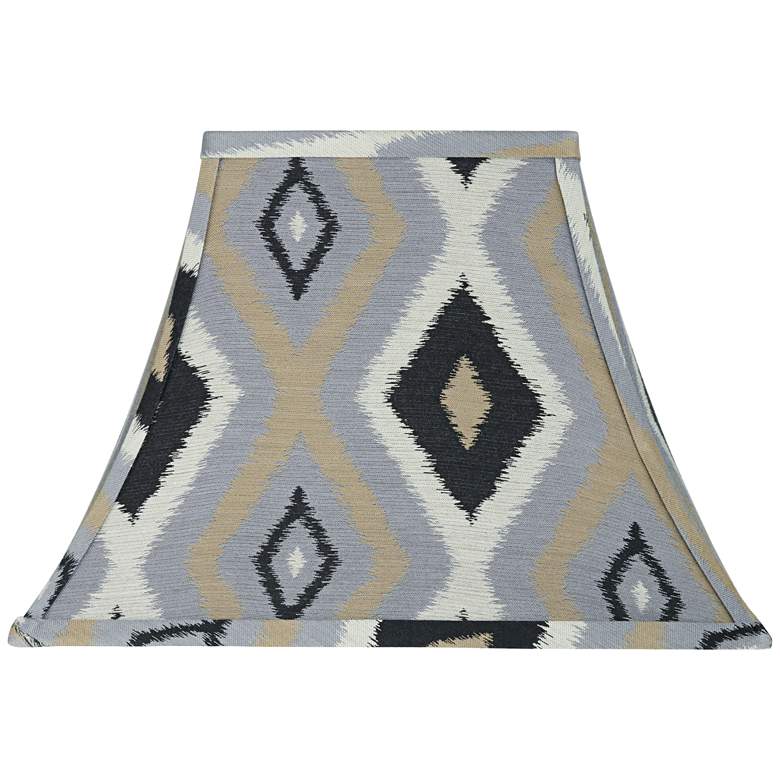 Image 1 Venus Gray Rectangular Bell Lamp Shade 6/8X11/16X12 (Spider)