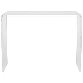 Image5 of Veobreen 40 1/4" Wide Clear Acrylic Console Table more views