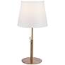Vera 11.8" Brushed Champagne/White Table Lamp