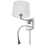Thumbnail2 of Vera 12" High Polished Chrome Wall Sconce with Reading Light