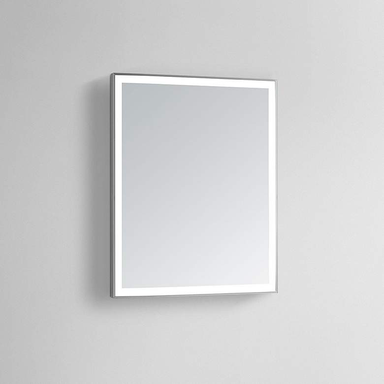 Image 1 Vera 24" x 32" Rectangular LED Lighted Vanity Wall Mirror