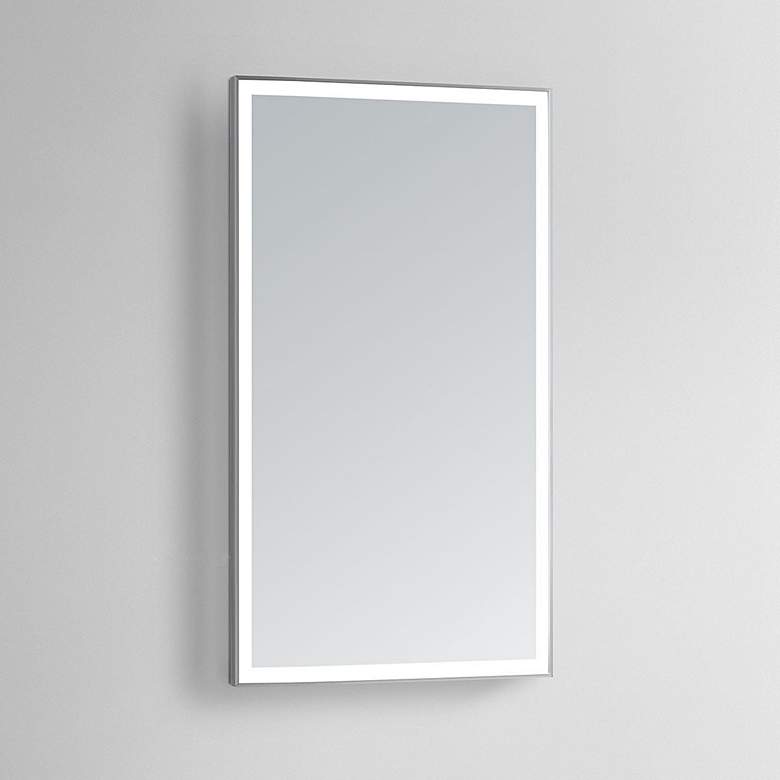 Image 1 Vera 24" x 48" Rectangular LED Lighted Vanity Wall Mirror