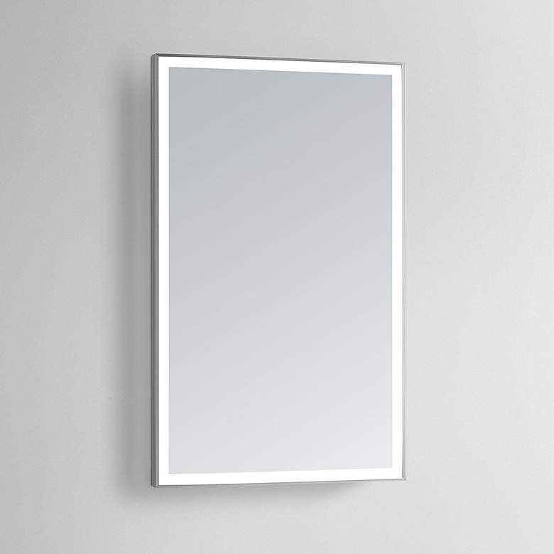 Image 1 Vera 28" x 48" Rectangular LED Lighted Vanity Wall Mirror