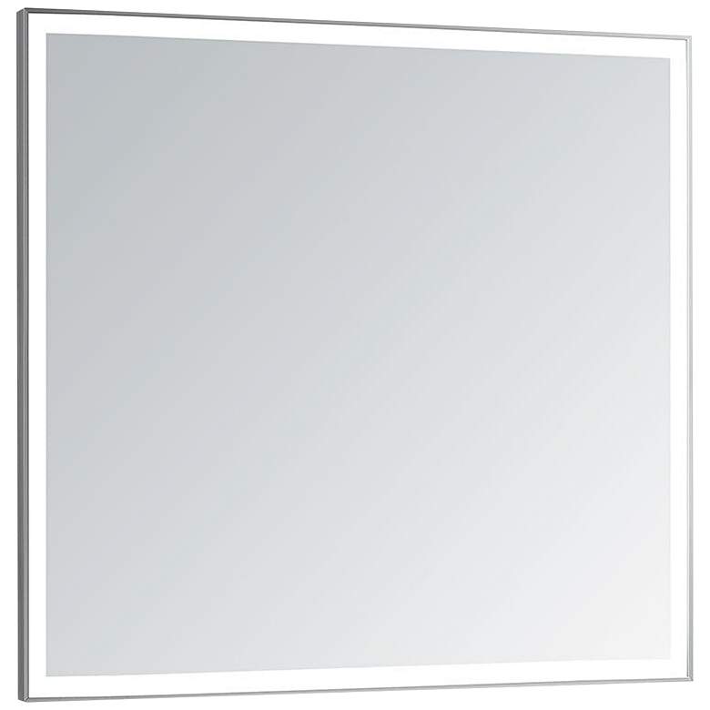 Image 2 Vera 36" Square LED Lighted Bathroom Vanity Wall Mirror