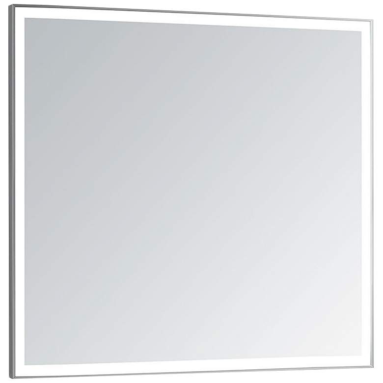 Image 2 Vera 40" Square LED Lighted Bathroom Vanity Wall Mirror