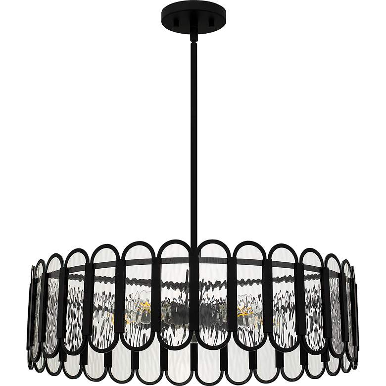 Image 3 Vera 5-Light Matte Black Pendant Light more views