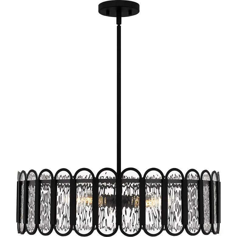 Image 4 Vera 5-Light Matte Black Pendant Light more views