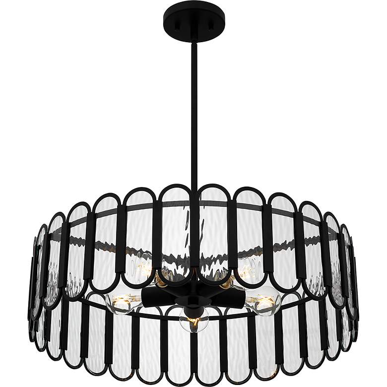 Image 5 Vera 5-Light Matte Black Pendant Light more views