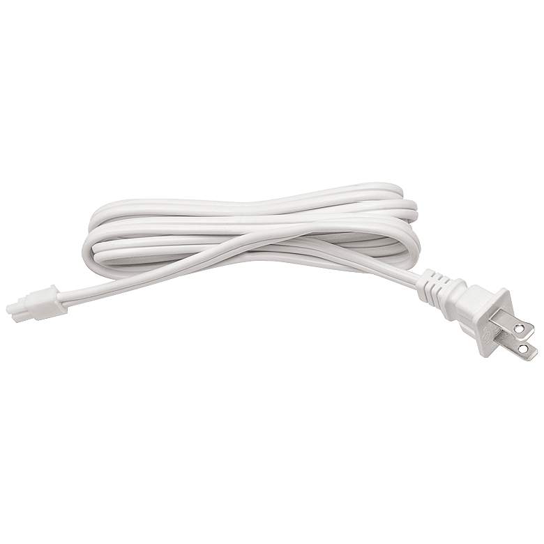 Image 1 Vera 60" Wide White LED Undercabinet Cord and Plug