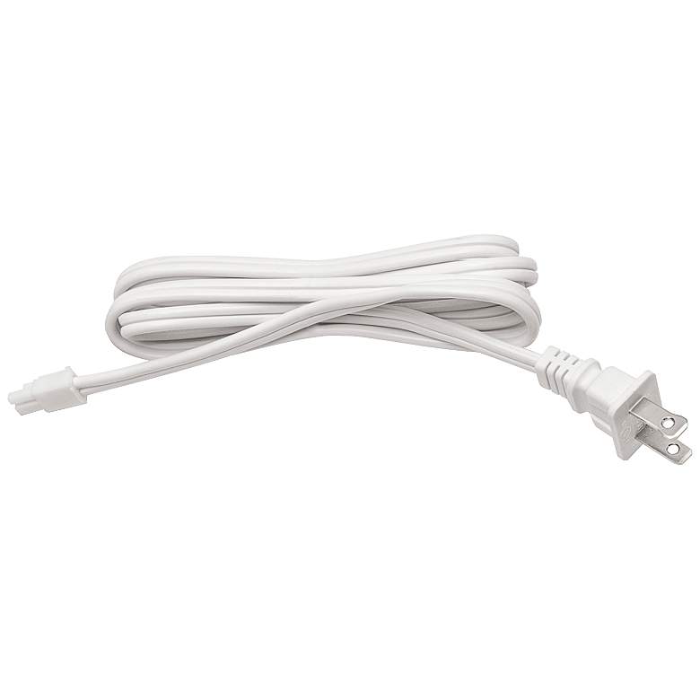Image 1 Vera 60" Wide White LED Undercabinet Cord and Plug