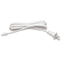 Vera 60&quot; Wide White LED Undercabinet Cord and Plug