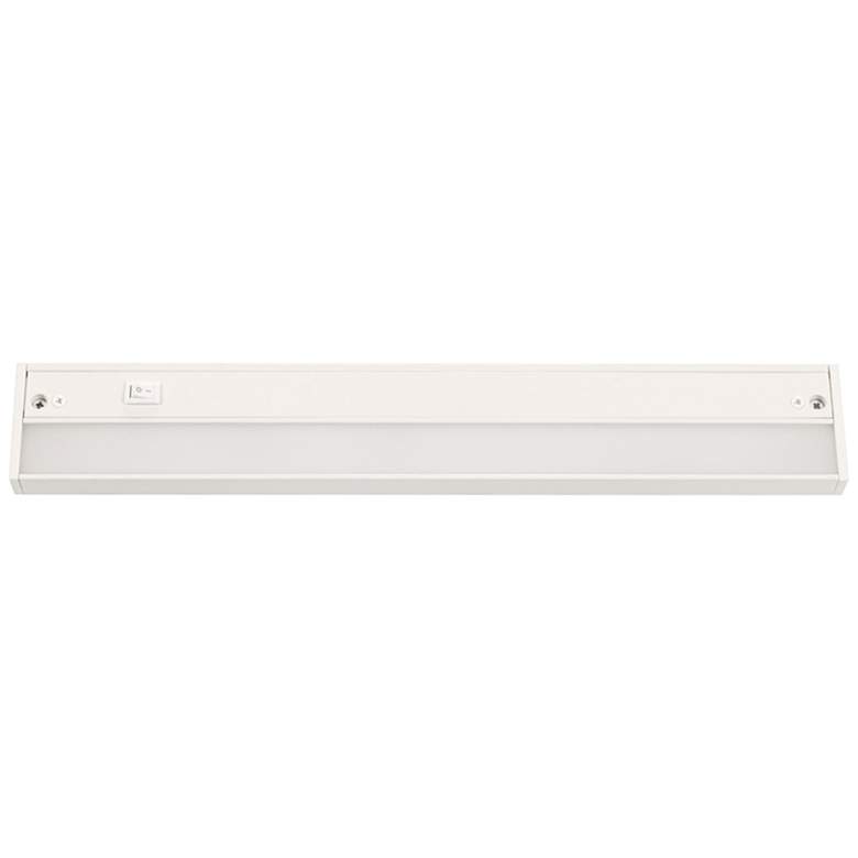 Image 1 Vera 9" Wide White Aluminum LED Under Cabinet Light