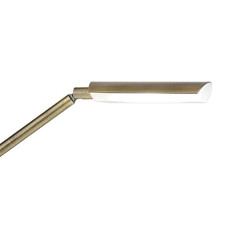 Image 3 Vera Antique Brass Adjustable LED Desk Lamp more views