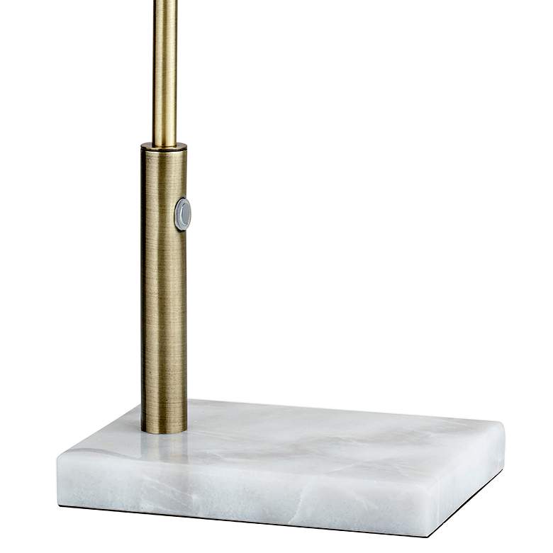 Image 4 Vera Antique Brass Adjustable LED Desk Lamp more views