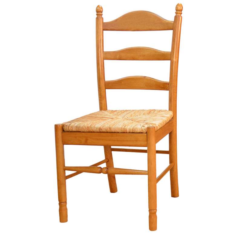 Image 2 Vera English Pine Wood Dining Side Chair more views