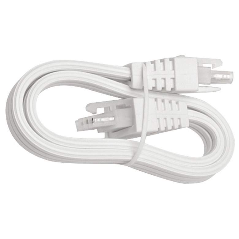 Image 1 Vera - LED Undercabinet Connecting Cable - 12 inch - White Finish