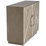 Vera Light Gray and Ivory 2-Door Accent Chest in scene