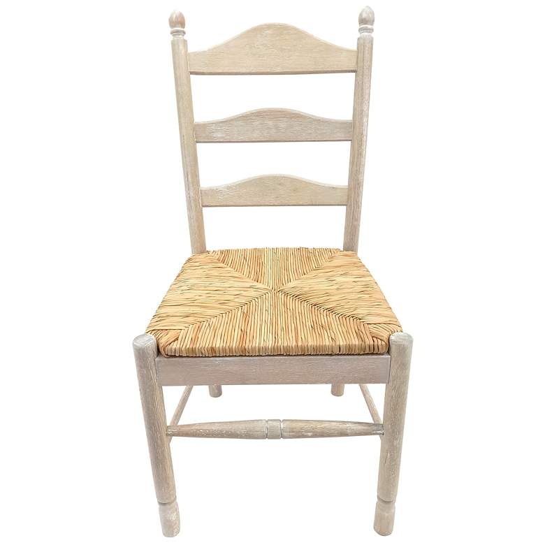 Image 1 Vera Natural Rush and Wood Dining Side Chair