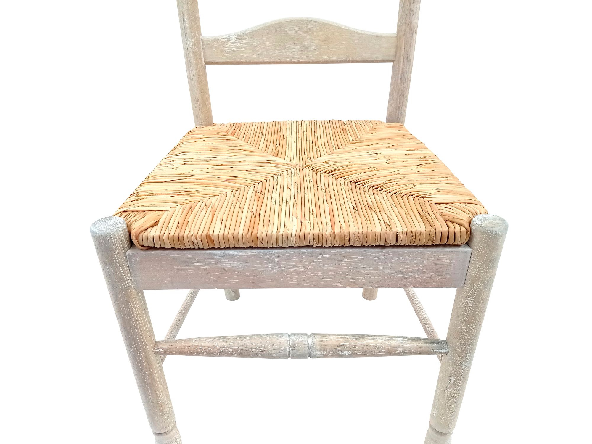 Image 4 Vera Natural Rush and Wood Dining Side Chair more views