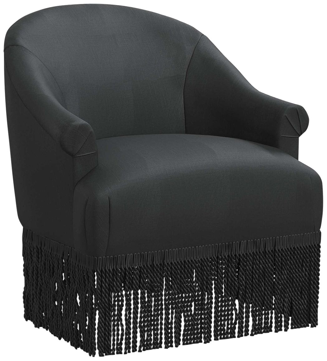 fringe accent chair