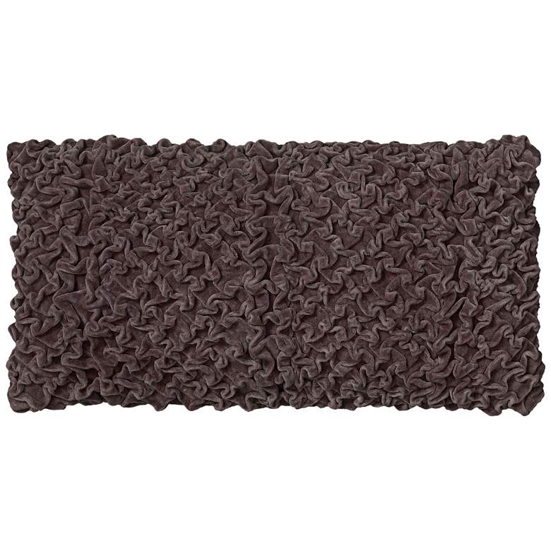 Image 1 Vera Textured Smocked 21" x 11" Throw Pillow